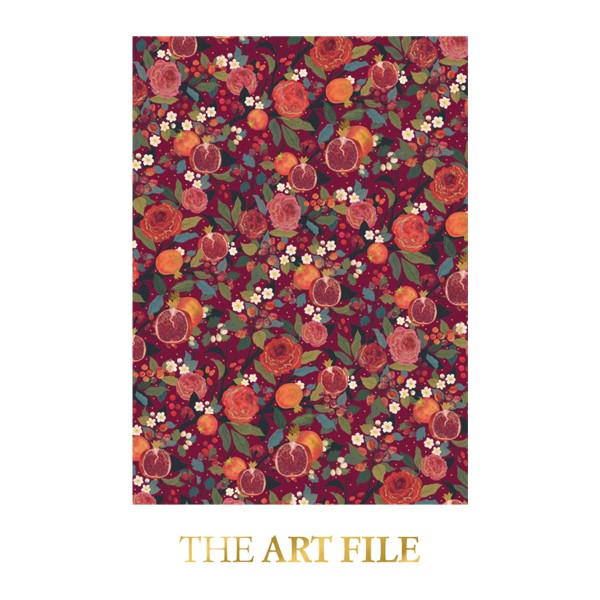 The Art File - Опаковъчна хартия "Нарове и рози" 1